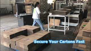 เครื่องรัดกล่อง PP Twine บรรจุสำหรับตู้โชว์กล่องกระดาษ