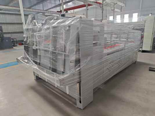 คุณภาพ  Semi Automatic Computerised Slotter Flexo Folder Gluer with 60pcs/min Speed and 50-70mm Wall Thickness โรงงาน