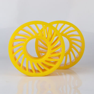 คุณภาพ  Custom Polyurethane Sun Wheel No Crush Wheel with High Wear Resistance High Resilience and No Damage to Paper โรงงาน