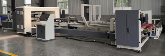 คุณภาพ  Durable Automatic Folder Gluer Stitcher with PLC Control and 3 Year Warranty for Stable 200m/min Corrugated Box Production โรงงาน