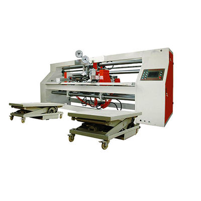 คุณภาพ  Semi Automatic 2600mm Double Servo Drive Carton Box Stitching Machine Corrugated Box Stitcher โรงงาน