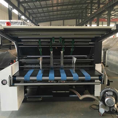 PLC เครื่องเคลือบบัตรขลุ่ยกึ่งอัตโนมัติสำหรับกระดาษลูกฟูก