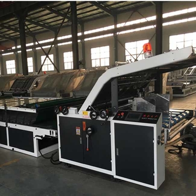 PLC เครื่องเคลือบบัตรขลุ่ยกึ่งอัตโนมัติสำหรับกระดาษลูกฟูก