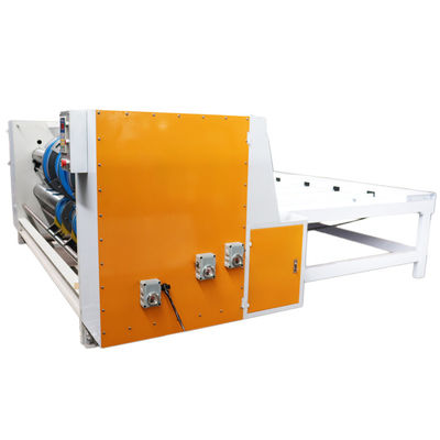 เครื่อง Slotter โรตารี่กึ่งอัตโนมัติลูกฟูกสำหรับการพับกระดาษแข็ง