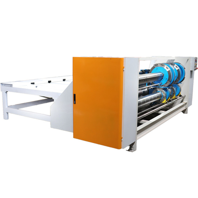 เครื่อง Slotter โรตารี่กึ่งอัตโนมัติลูกฟูกสำหรับการพับกระดาษแข็ง
