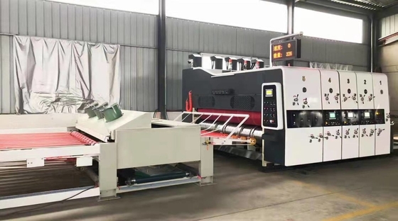 ค ณภาพส ง Flexo Folder Gluer Casemaker สําหร บการบรรจุกล่องกล่อง