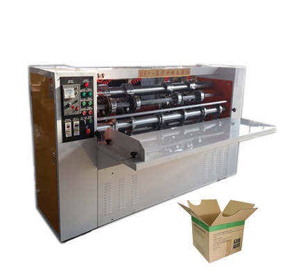 3000 รุ่น 220v ใบมีด Slitter Scorer เครื่องกึ่งอัตโนมัติ Prepressing