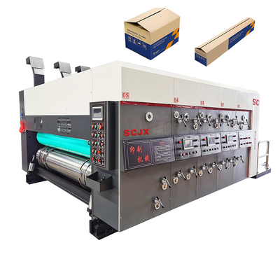 Gerun Brand SC1628 Flexo Printing Slotting และ Die Cuting Machine ความเสถียรสูง