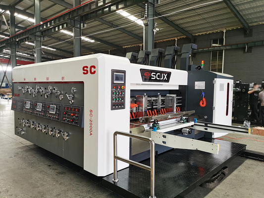 Gerun Brand SC1628 Flexo Printing Slotting และ Die Cuting Machine ความเสถียรสูง