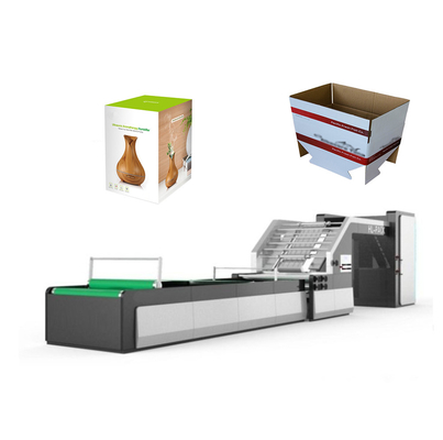 350mm Min Sheet Size Box Cardboard Flute Laminator Machine ความหนาสูงสุด 6mm