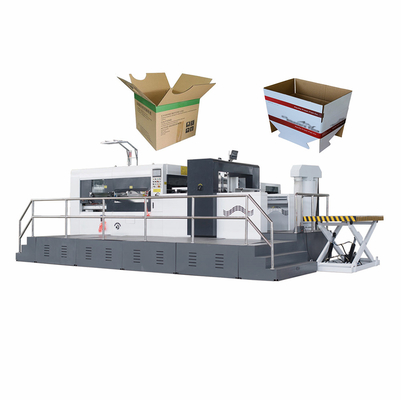 อัตโนมัติเต็ม Lead Edge Feeder ตัดและ Creasing เครื่อง