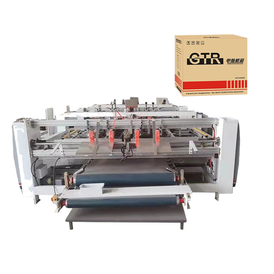เครื่องทากาวโฟลเดอร์กล่องลูกฟูกสองชิ้น 2000 ชนิดกึ่งอัตโนมัติ
