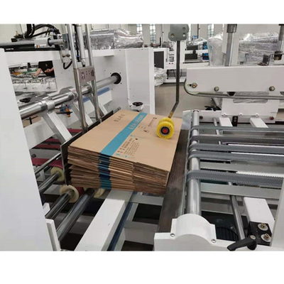 เครื่องทากาวโฟลเดอร์กล่องกระดาษลูกฟูกความเร็วสูง 3KW