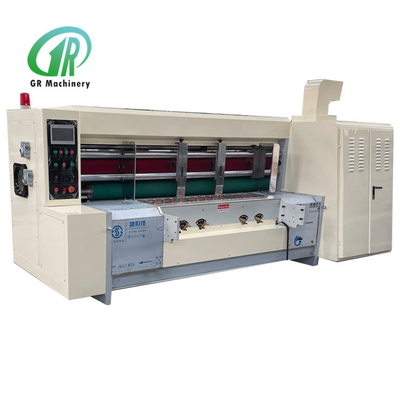 เครื่องตัดตายกล่องกระดาษลูกฟูกแบบโรตารี่อัตโนมัติพร้อม Slotting