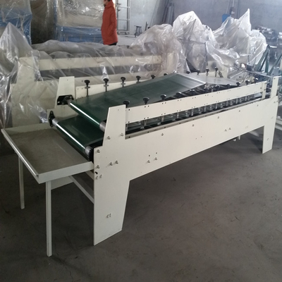 กระดาษแข็งอัตโนมัติกล่องรูปร่างพิเศษ Flexo Folder Gluer บรรจุภัณฑ์ขนาดเล็ก
