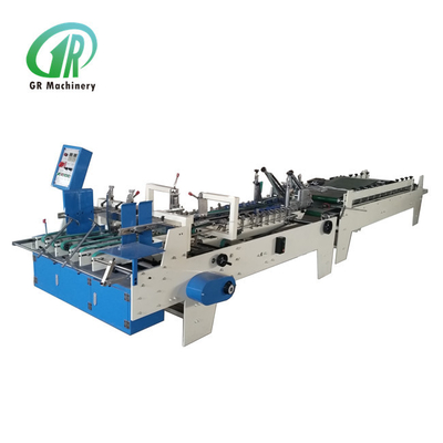 กระดาษแข็งอัตโนมัติกล่องรูปร่างพิเศษ Flexo Folder Gluer บรรจุภัณฑ์ขนาดเล็ก