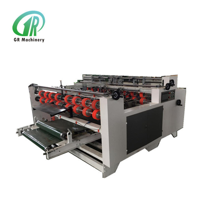 เครื่องทากาวโฟลเดอร์กล่องกระดาษลูกฟูก 2 ชิ้นความเร็วสูง 2000 มม. กึ่งอัตโนมัติ