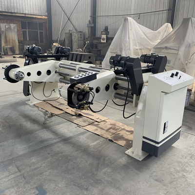เครื่องยืดแผ่นดิสก์มือ ไฟฟ้าไม่มีแกน Mill Roll Stand สําหรับสายการผลิตกระดาษกระดาษ