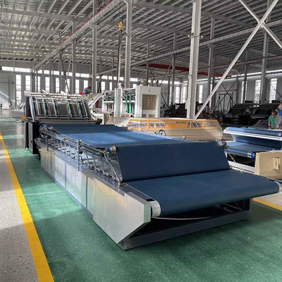 เครื่องเคลือบขลุ่ย Servo กึ่งอัตโนมัติ 1600 มม. ลูกฟูกด้านเดียว 6kw