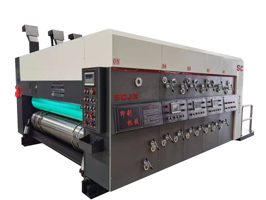 900x2000 Ink Paperboard Corrugated Carton Flexo Printing Machine Slotting