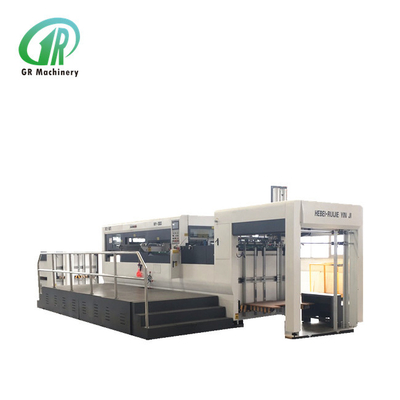 เครื่องตัดตายกล่องลูกฟูกอัตโนมัติ PLC ไฮดรอลิก