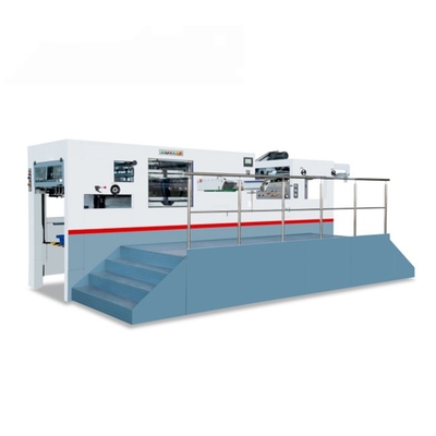 เครื่องกดกระดาษกล่องอัตโนมัติ Die Cutter Stacker Flat Bed Die Punching Machine