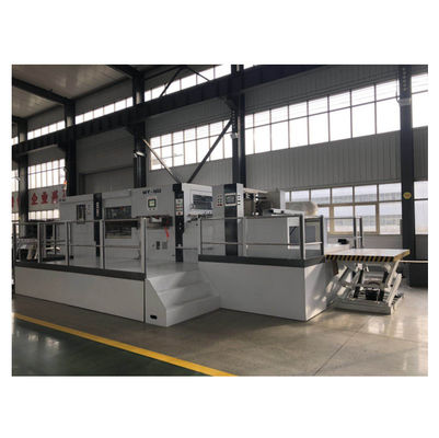 เครื่องตัดดายกระดาษลูกฟูกอัตโนมัติ PLC ระบบไฮดรอลิก พร้อมการพับรอยและตัดดาย ที่ 5000 ชิ้น/ชั่วโมง สำหรับเครื่องตัดดายกล่องลูกฟูก
