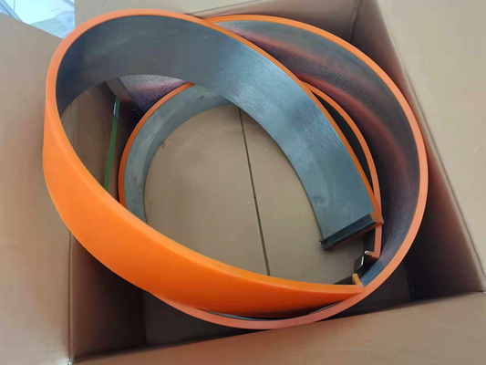 วัสดุโพลียูรีเทน Orange Rotary Die Cut Anvil ครอบคลุมป้องกันรอยขีดข่วน