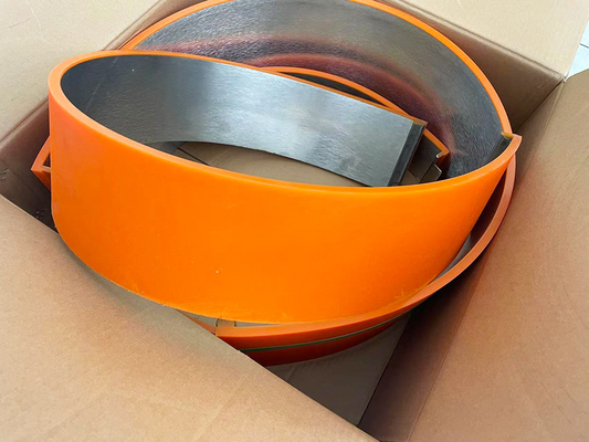 วัสดุโพลียูรีเทน Orange Rotary Die Cut Anvil ครอบคลุมป้องกันรอยขีดข่วน