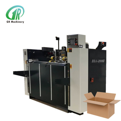 เครื่องเย็บกล่องกระดาษลูกฟูกกึ่งอัตโนมัติอุปกรณ์เซอร์โวมอเตอร์คู่