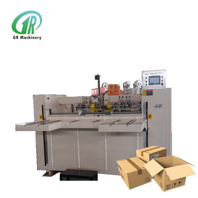 เครื่องเย็บกล่องกระดาษมอเตอร์เวลา 6KW ประกอบชิ้นเดียว
