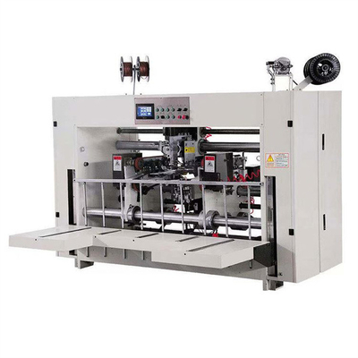 PLC เครื่องเย็บกล่องกระดาษอัตโนมัติพร้อมเซอร์โวมอเตอร์คู่