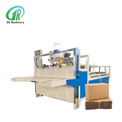 400 มิลลิเมตร นาที กระดาษกล่องกระดาษกล่อง Gluer เครื่องหนา 7 มิลลิเมตร GERUN