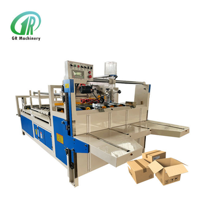 Gluer โฟลเดอร์กึ่งอัตโนมัติ 400mm Min.Size 2mm Min.Thickness 0.6Mpa Max.Gluing Pressure