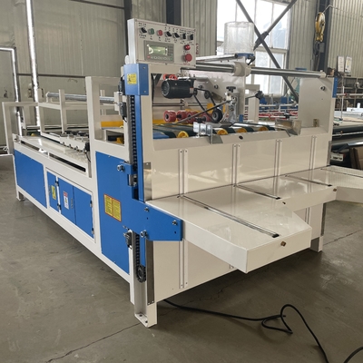 PLC โฟลเดอร์กึ่งอัตโนมัติ Gluer ความหนากระดาษขั้นต่ำ 2 มม