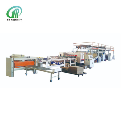 2200 มม 5 ชั้น การผลิตกระดาษกรวย corrugated ความเร็วสูง