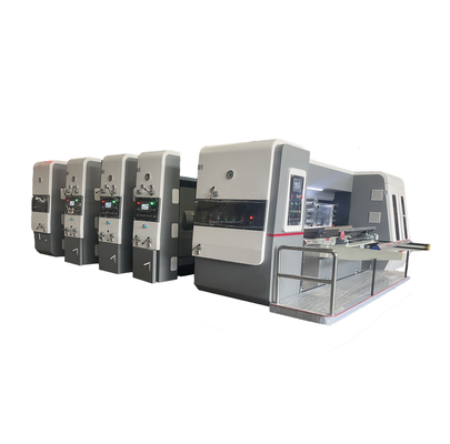 เครื่องพิมพ์อัตโนมัติความเร็วสูง Slotter Die Cutter Machine Plc