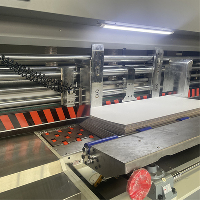 เครื่องพิมพ์กล่องเร่งสูง Flexo corrugated เครื่องพิมพ์กล่องเร่งสูง