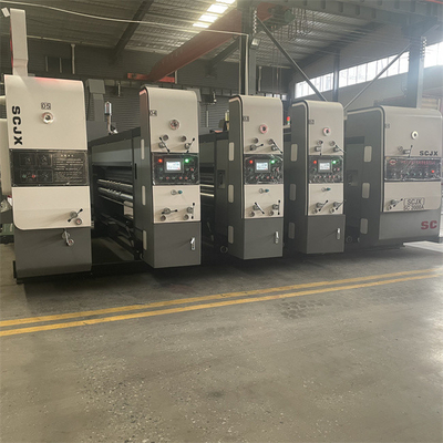 1-6 สี เครื่องพิมพ์คลื่น Flexo โครม Plating ความเร็วการพิมพ์ 100-300m / นาที