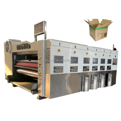 1-6 สี เครื่องพิมพ์คลื่น Flexo โครม Plating ความเร็วการพิมพ์ 100-300m / นาที