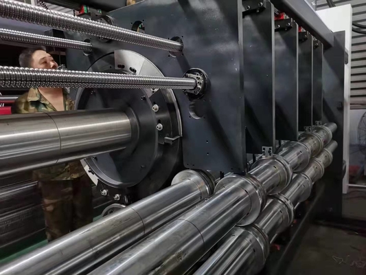 เครื่องพิมพ์เฟล็กโซบอร์ดลูกฟูก กล่องกระดาษพิมพ์ Slotting Machine