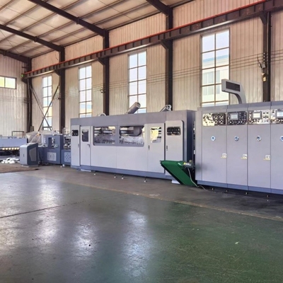 FFG Flexo Printing Folding Gluer Case Making Machine ระบบควบคุม CNC