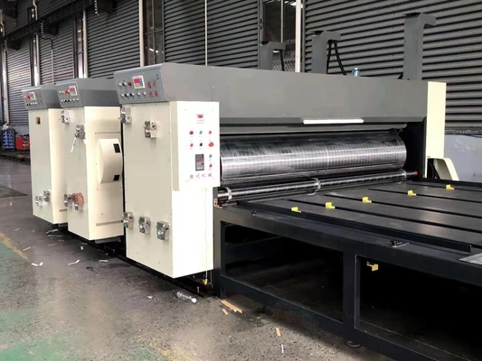 50HZ Digital Flexographic Corrugated Carton เครื่องพิมพ์เฟล็กโซ Chain Feeder