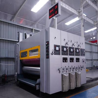 เครื่องพิมพ์เฟล็กโซอัตโนมัติ สล็อต และไดคัท 2800 สำหรับกล่องกระดาษ