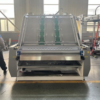 กระดาษพื้นผิว 250 ถึง 450 กรัมต่อตารางเมตร 3 Ply Semi-Automatic Film Laminator Machine เครื่องเคลือบหนัง