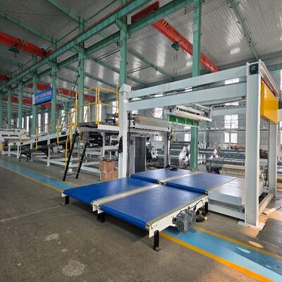 สายการผลิตกระดาษกระดาษกระจกกระจกกระจกแบบลอย พร้อมความต้องการอุณหภูมิ 160C ถึง 180C และวาล์วสัดส่วน 2 ส่วน