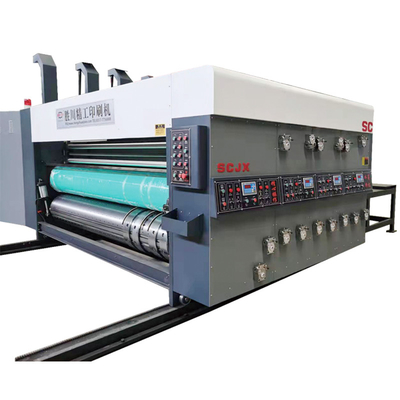 เครื่องพิมพ์กล่องลูกฟูก เครื่องพิมพ์กล่องกระดาษแข็ง เครื่องพิมพ์ Slotter Machine
