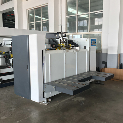 เครื่องทำกล่องกระดาษแข็ง 6HP ความเร็วสูงสำหรับธุรกิจเครื่องทำกล่องอัตโนมัติ