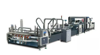 เครื่องเย็บกล่องกระดาษแข็งขลุ่ย Corrugator ปรับได้