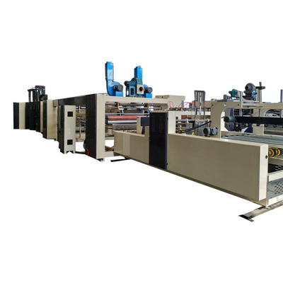 โรตารีเฟล็กโซโฟลเดอร์ Gluer Slotter ความเร็วสูงแบบอินไลน์พร้อมไดคัตเตอร์